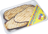 melanzane grigliate ed essiccate in confezione da 100 gr.